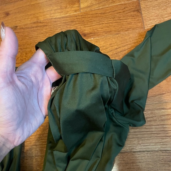 SCK The Label Asymmetric Cutout Maxi Dress in Green - Picture 14 of 16